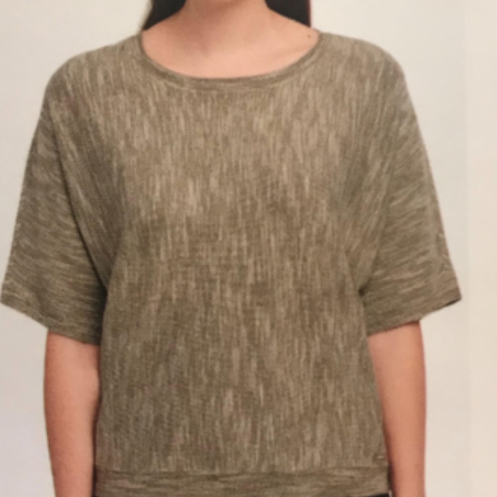 DKNY JEANS Top Sweater Knit SAG SAGE - Picture 3 of 7